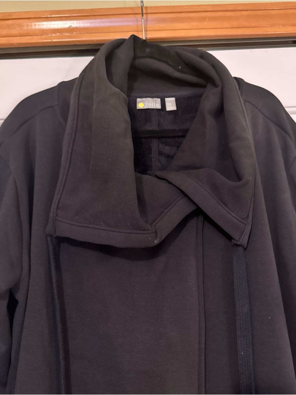 Zella Black Amazing Cozy Wrap Jacket - Picture 8 of 14